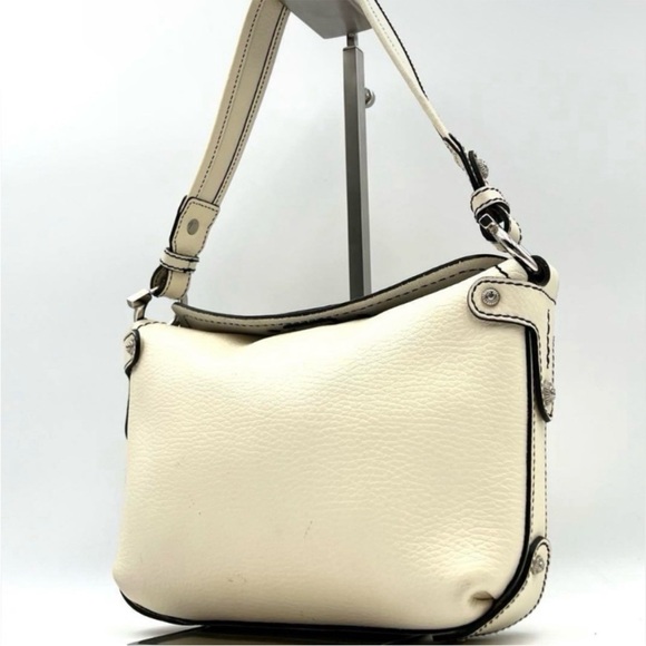Salvatore Ferragamo Off White Leather Shoulder bag EUC - Picture 8 of 12